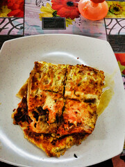 Murtabak on the plate