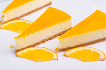 delicious lemon cake on a white plate