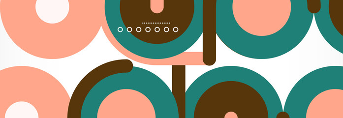 Circles and lines abstract background for covers, banners, flyers and posters and other templates