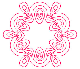 Amazing seamless pattern created using the red color line