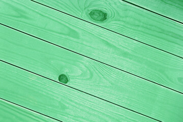 Obraz premium Texture of wooden surface as background. Image toned in mint color