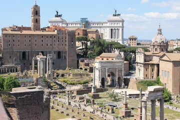 The Roman Forums, a walk in the ancient Roman Forum makes us travel through time.