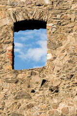 Fenster in der Burgruine Hohentwiel