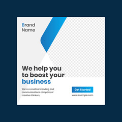 Digital marketing agency social media banner template
