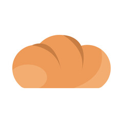 bread menu bakery food product flat style icon