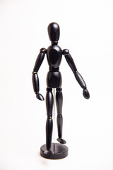 Wooden black mannequin 