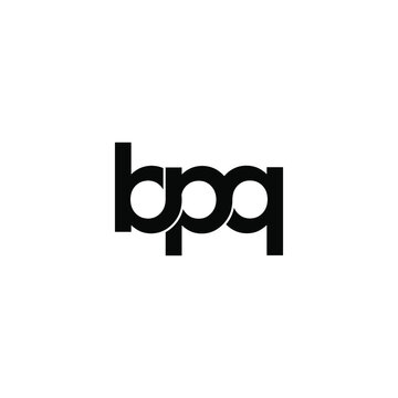 bpq letter original monogram logo design