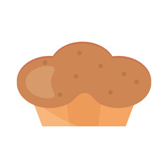 bread menu bakery food product flat style icon