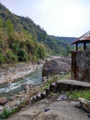 bridge over the river