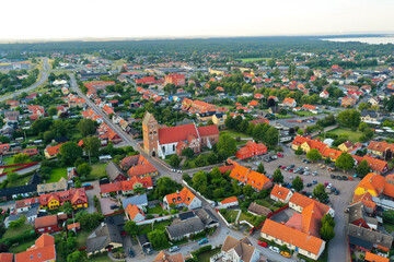 Aerial view of the &Aring;hus