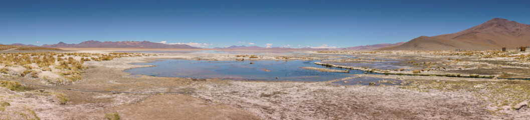 Views at Polques hot springs - South of Bolivia.