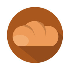 bread menu bakery food product block and flat icon