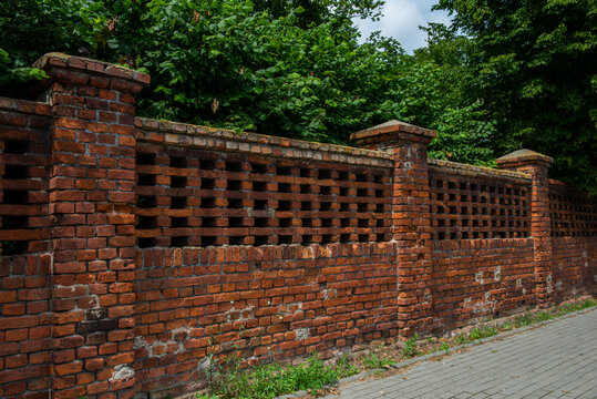 Fototapeta mur z czerwonej cegły