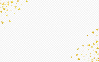 Yellow Shine Abstract Transparent Background. 