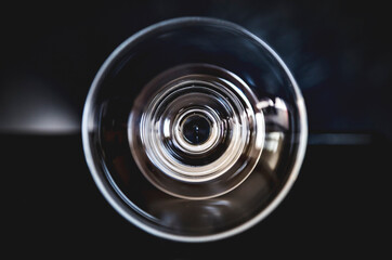 cocktail glass from different perspective