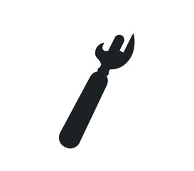 Bottle opener doodle vector icon.  Bottle opener icon