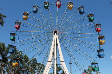 Fototapeta premium ferris wheel in the park