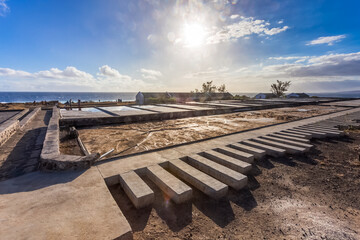 Les salines de la Pointe au Sel, Saint-Leu, île de la Réunion 