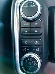 modern luxury car control panel 