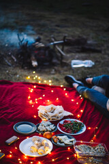 food on the table