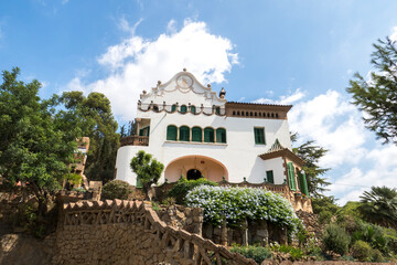 Park Güell in Barcelona, ​​by gaudi