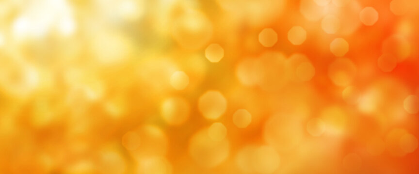 Orange golden bokeh background
Abstract orange golden bokeh textur. Horizontal background for a saisonal concept design with space for text.