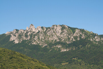 Obraz premium Denti della Vecchia mountain range in Ticino canton, Switzerland