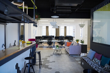 Interior Of Modern Start up Office