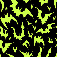 Halloween celebration seamless pattern