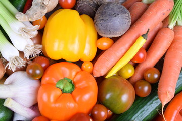 fresh vegetables - ready for cooking