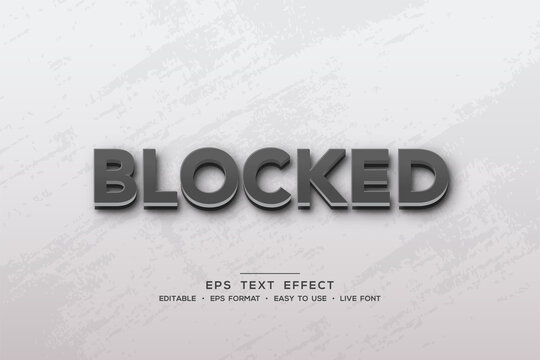 Premium EPS text style 3d effect in elegant gray.