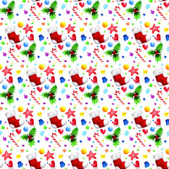 pattern watercolor paper merry christmas