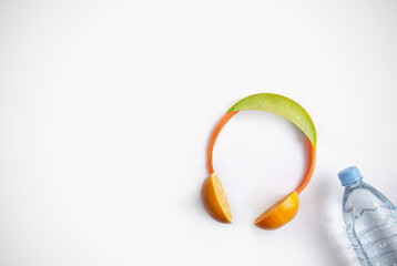 Summer food headphones concept