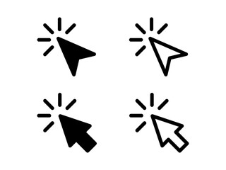 Cursor icon set for website and mobile app