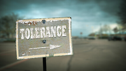 Street Sign to Tolerance