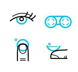 Obraz premium Contact lens