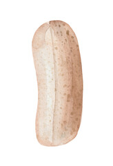 Watercolor element on white background. Handmade stylized shower soap. For design compositions on the topic of hygiene, bathroom, cleanliness, cosmetics, body care.