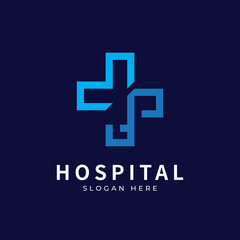 Obraz premium Health logo with initial letter W F, F W, W F logo designs concept. Medical health-care logo designs template.