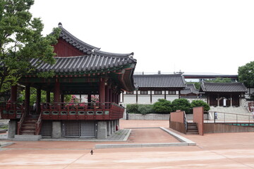 Naklejka premium 한옥마을