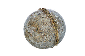 pressed black seeds isolated on white background