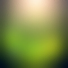 Green glowing corrugated glass transparent texture. Summer outside abstract background. Lens flare effect.