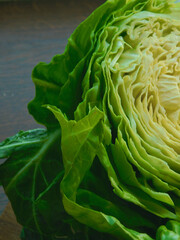 Fototapeta premium fresh green cabbage