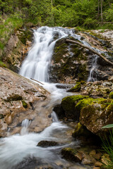 Weissbachfälle bei Weissbach an der Alpenstraße