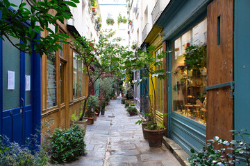 street in the old town of paris