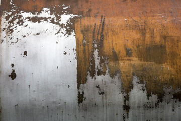 Background texture of scratched rusted steel