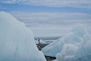 iceberg in the snow