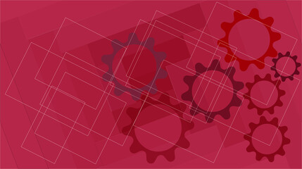 Modern geometric abstract background. Abstract gear design. Template for modern design, decorated, brochures, flyers. Business vector background