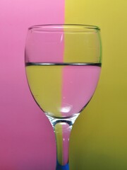 Glass of water or soft drink