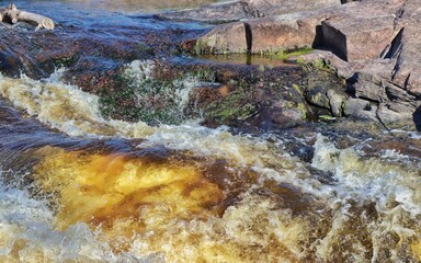 river in the mountains
