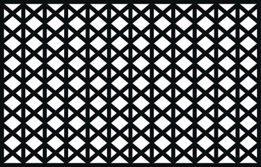 Geometric abstract pattern vector.   Geometric black vector pattern.  
